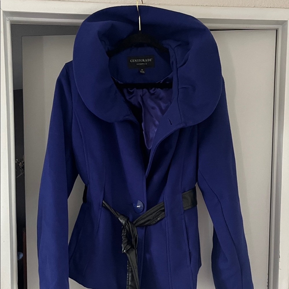Women's Blue wool  jacket Jacket like new